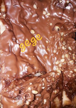صورة لوصفة فطيرة بالشوكولاته بالبندق 👌🥧🥧🥧