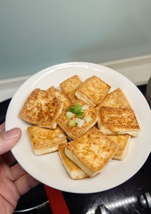 煎板豆腐 的食譜成品照片