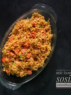 Foto resep Mie Tumis Sosis