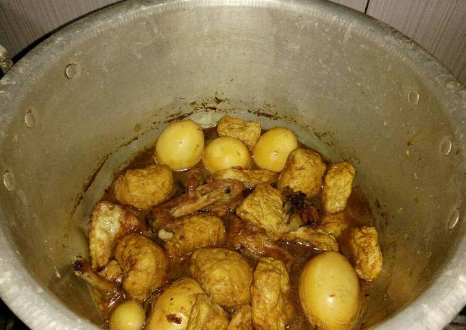 Ternyata ini lho! Resep membuat Bacem tahu+telur  lezat