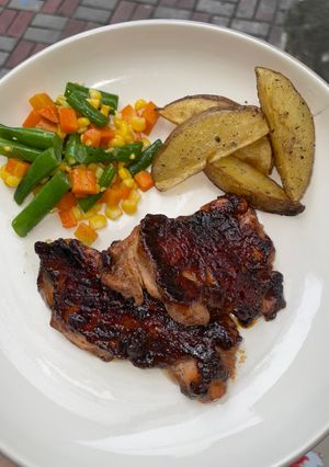 Foto resep Chicken Steak Saos BBQ