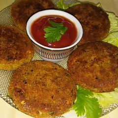A picture of Chicken Shami Kabab.