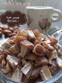 عکسی از دستور چیپس خرما خونگی