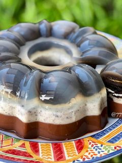 Foto resep Oreo Milo Pudding