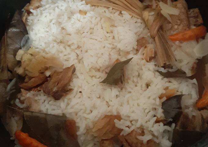 Nasi Gurih "rice cooker"