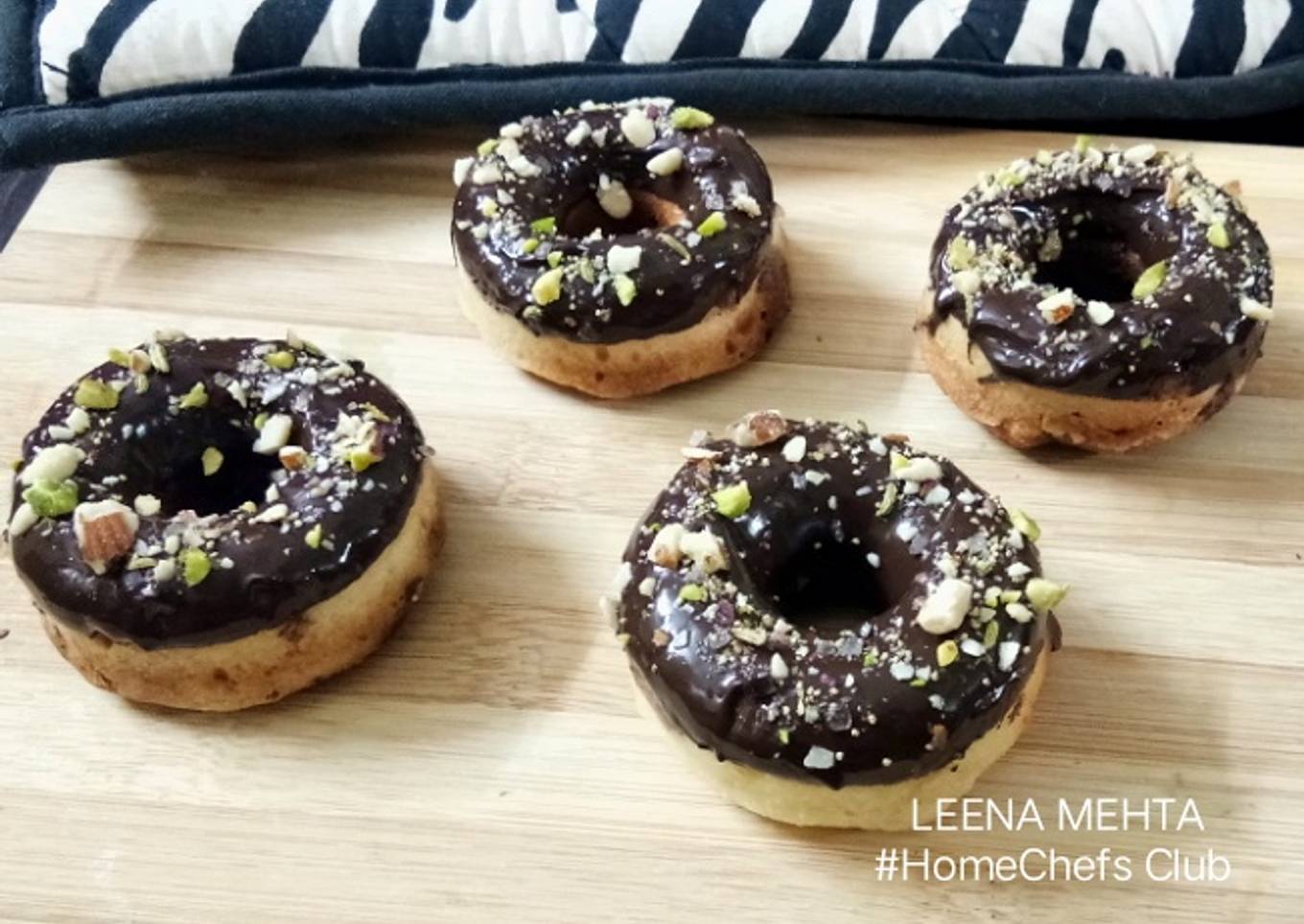 Baked Malpua Doughnuts with Thandai masala