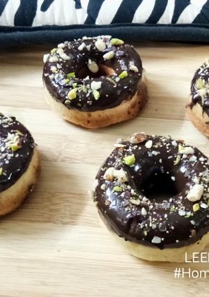 A picture of Baked Malpua Doughnuts with Thandai masala.