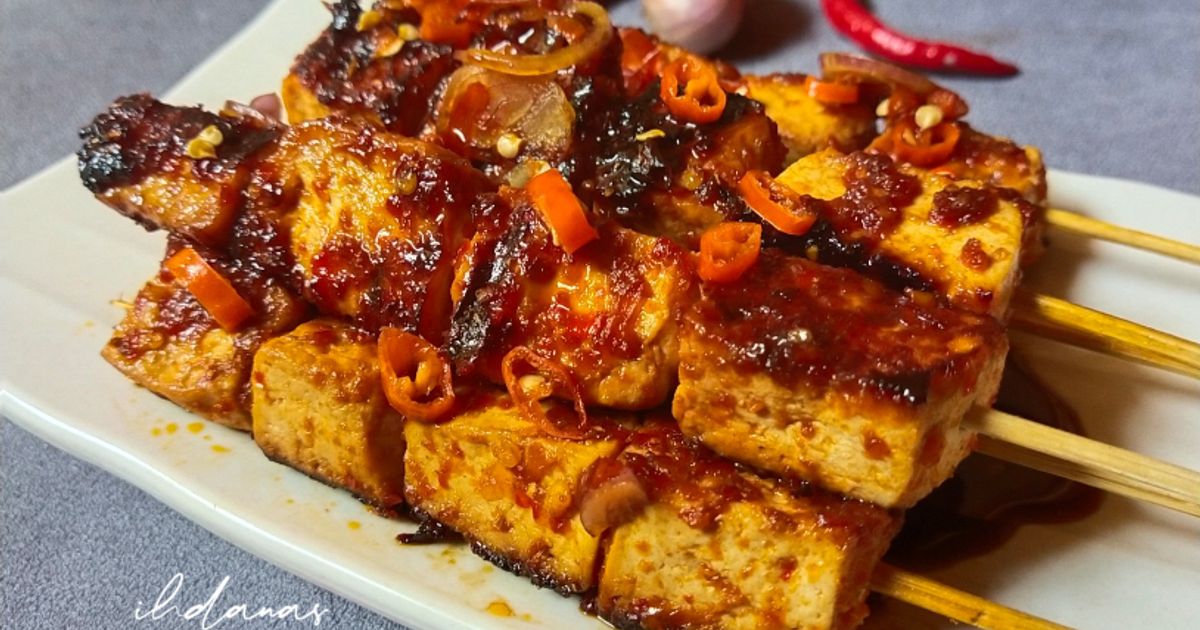 Sate Merah Resep Sate Tahu Bumbu Merah Sambel Kecap Simpel oleh ihdanas - Cookpad