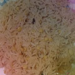 A picture of Bengal gram pulao.