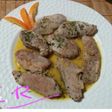 Solomillo en salsa de naranja