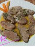 Solomillo en salsa de naranja