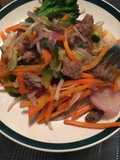 Chop suey verduras y carne