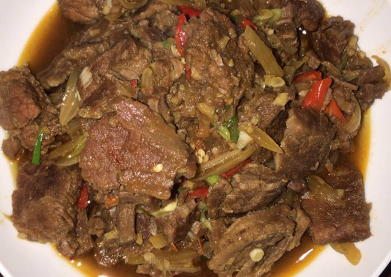Daging sapi saos tiram
