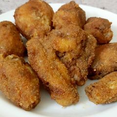 A picture of Crusted fried chicken.
