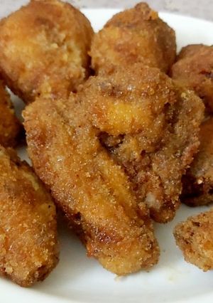A picture of Crusted fried chicken.