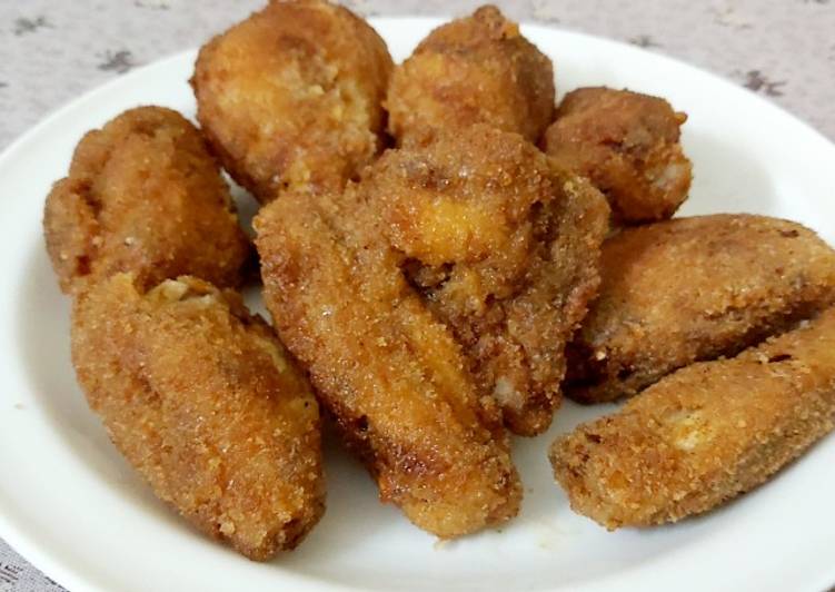 How to Make Quick Crusted fried chicken