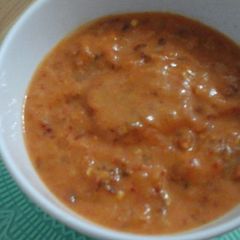 A picture of Momo chutney.
