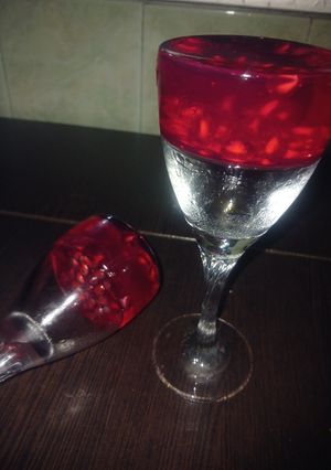 عکسی از دستور ژله انار معلق🍷
