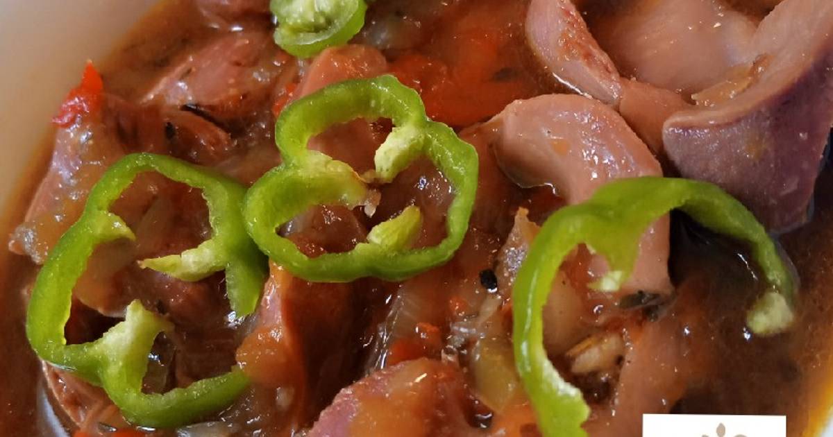 Gizzard paper soup Recipe by Bakeo Cookpad