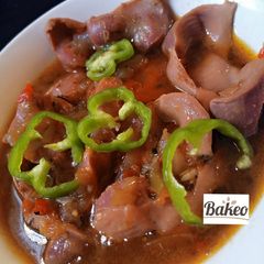 A picture of Gizzard paper soup.