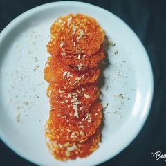 A picture of Gheeyar Sindhi style Jalebi.