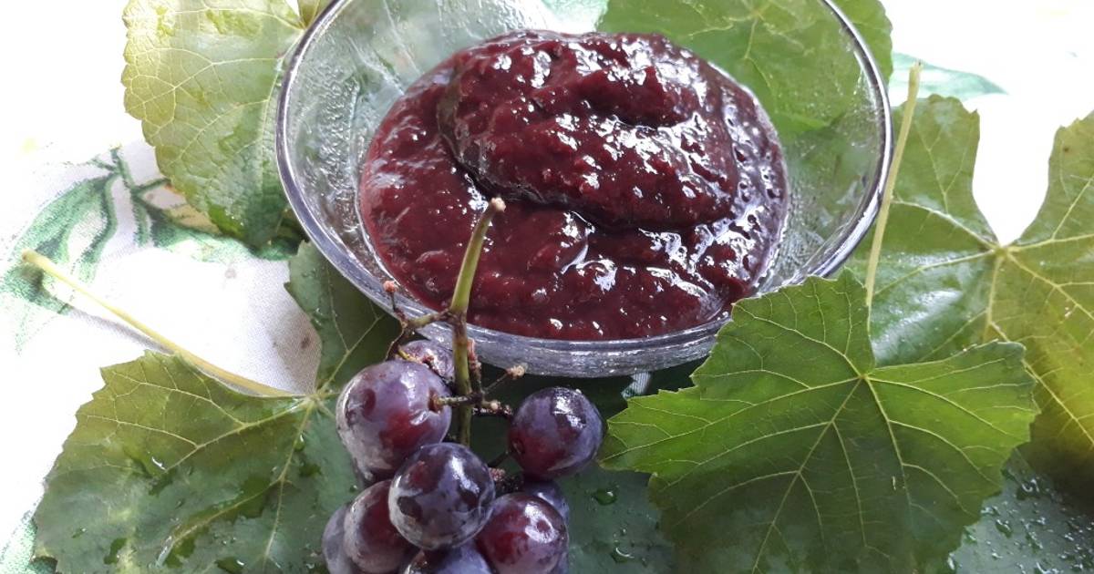 Mermelada de uva Receta de Carolina Olivera  Cookpad