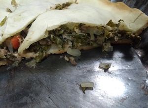 Una foto de Tarta de atún y kale