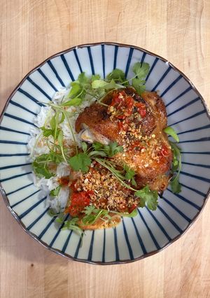 A picture of Three Friends Thai Roast Chicken.
