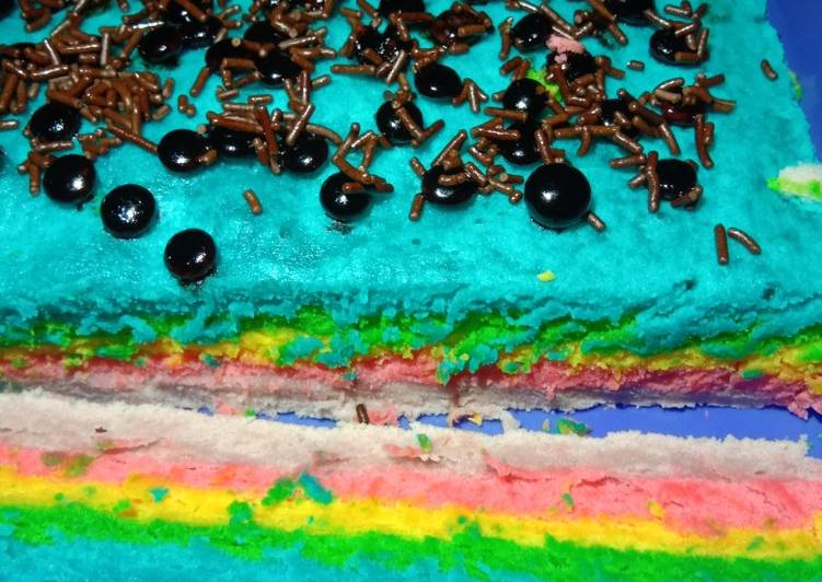 Resep Bolu kukus rainbow (12) Anti Gagal