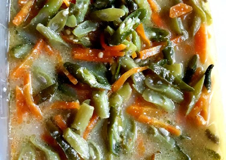 Resep Buncis Wortel Kuah Kemiri Yang Renyah