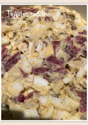 Tojásos saláta recept fotója