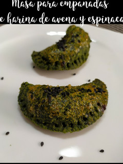 Una foto de Masa para empanadas de harina de avena y espinacas