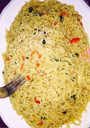 A picture of Simple noodles recipe.