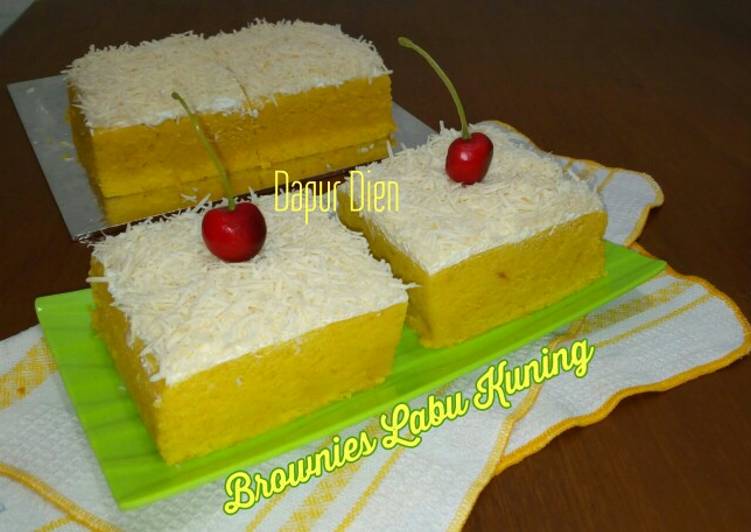 Langkah Mudah untuk Membuat Brownies Labu Kuning, Lezat Sekali