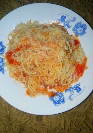 A picture of Fried indomie #authormarathon.
