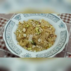 A picture of Sooji ka Halwa.