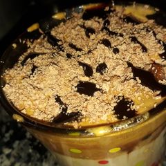 A picture of Chocolate dalgona coffee.