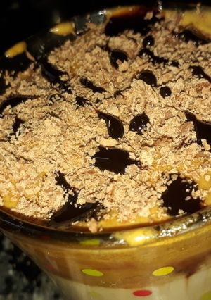 A picture of Chocolate dalgona coffee.