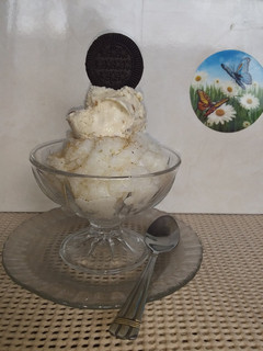 Una foto de Postre de arroz con Helado