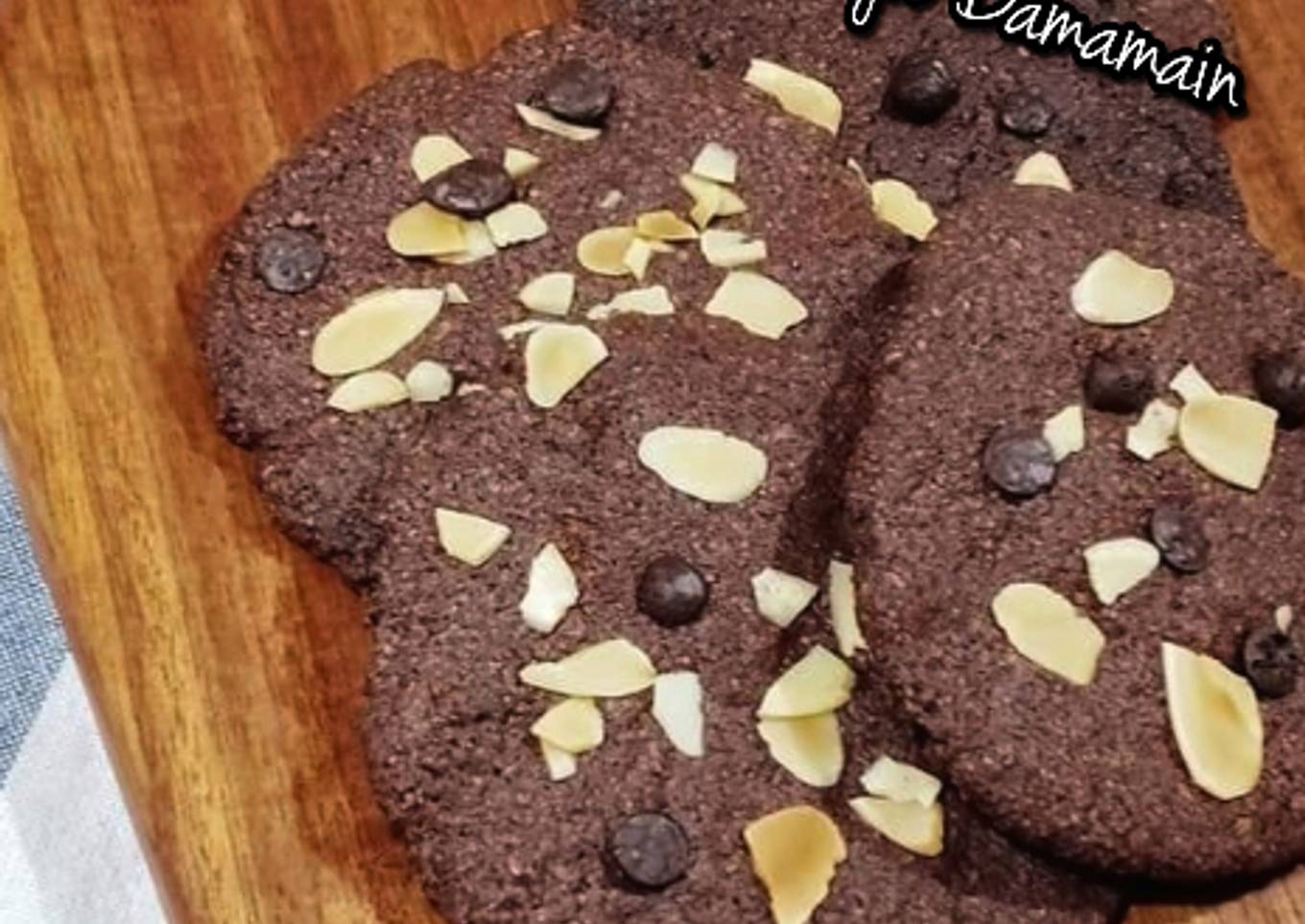 CHOCOLATE OAT ALMOND COOKIES EGGLESS (GLUTEN FREE)