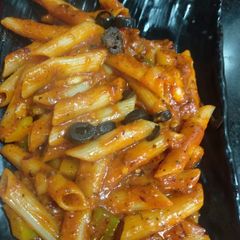 Red sauce pasta A picture of Red sauce pasta.