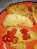 Petti di pollo croccanti con pomodorini