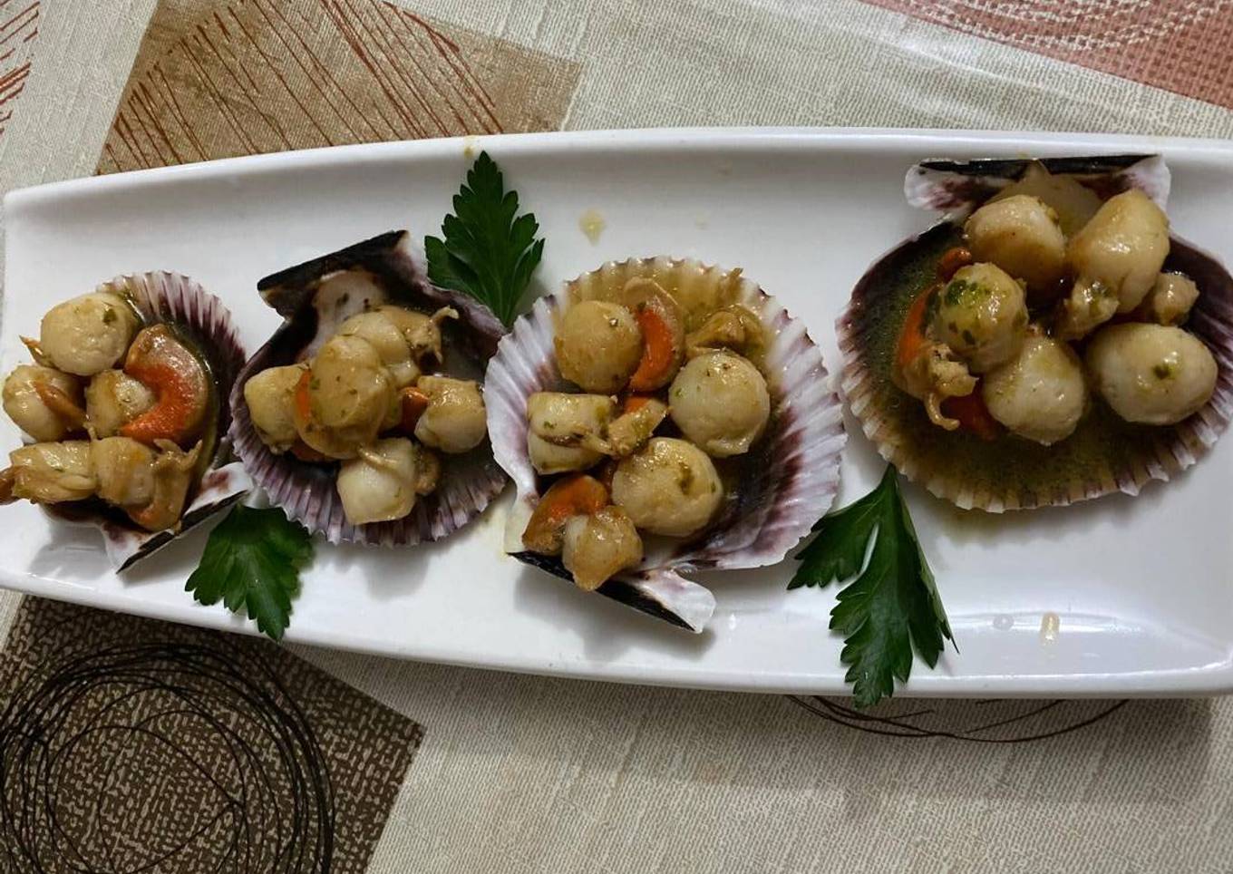 Zamburiñas a la plancha