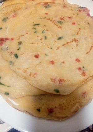 Una foto de Masa de morrones para canelones 😋😋