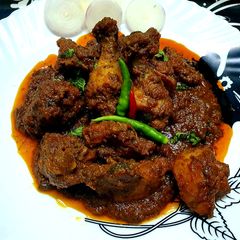 A picture of Golbari Style Chicken Kala Bhuna.