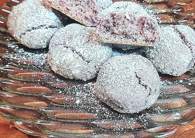 Biscotti morbidi limone e lamponi