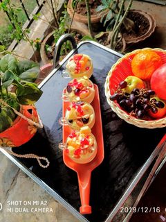 মিক্সড ফ্রুট কাস্টার্ড (mixed fruit custard recipe in Bengali) রেসিপির প্রধান ছবি