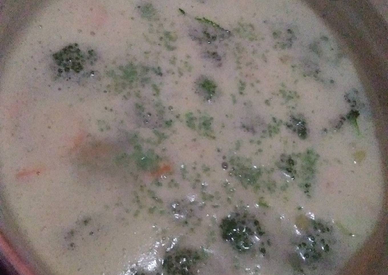Chicken cream soup