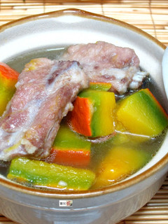 南瓜排骨酥湯 的食譜成品照片