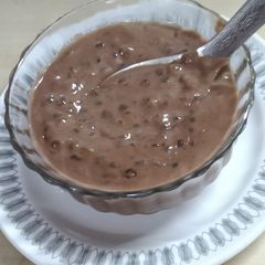 A picture of Sago Cocoa Pudding.